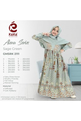 SARIMBIT GAMIS ANAK ALENA SERIES (2111)