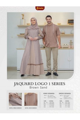 SARIMBIT GAMIS DEWASA JAQUARD LOGO 1